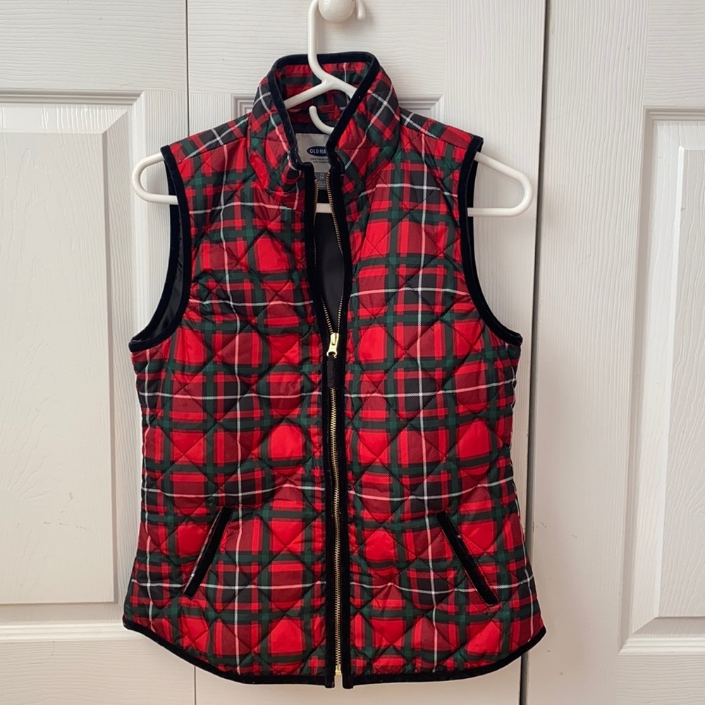 Plaid Old Navy Vest